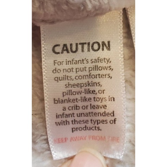 Soft Elephant Snuggle Security Geometric Blanket Lovey Lovie Plush - Picture 4 of 5